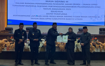 DPRD Barito Utara Gelar Rapat Paripurna III