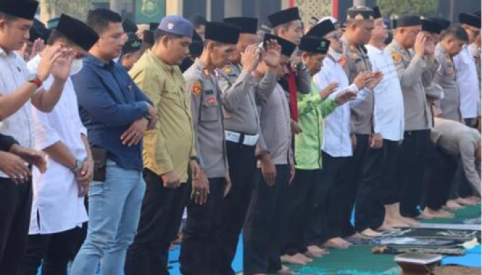 Polres Ogan Ilir Hadiri Maulid Nabi Muhammad SAW 1448 H