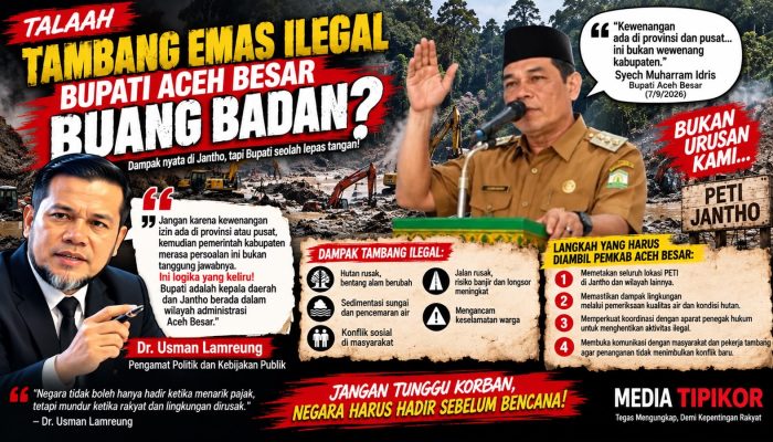 Soal Tambang Ilegal di Jantho, Pengamat Minta Bupati Aceh Besar Tak “Buang Badan”