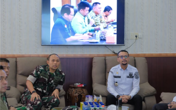 Bupati Labusel Bahas Program Strategis Bersama Dandim 0209
