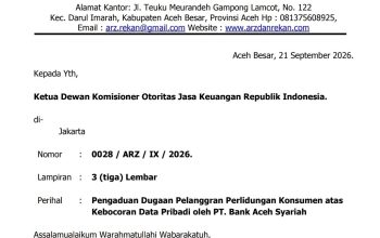 Ada Dugaan Rekaman CCTV Beredar, Kuasa Hukum Malahayati Laporkan Bank Aceh ke OJK dan BI
