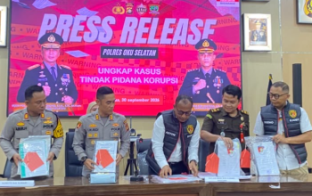 Polres OKU Selatan Tetapkan Dua Mantan Kades Tersangka Korupsi