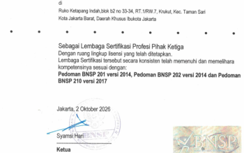 Lisensi LSP SDM TIK Diperpanjang BNSP Hingga 2031